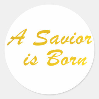 A Saviour is Born large stickers