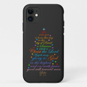 A Saviour is Born Luke 2-11 iPhone 11 Case