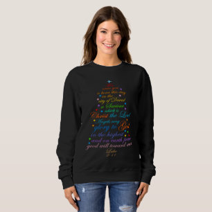 A Saviour is Born Luke 2-11 Christmas Tree Shirts
