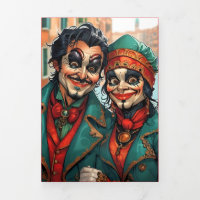 A Scary Venetian Halloween Caricature Party
