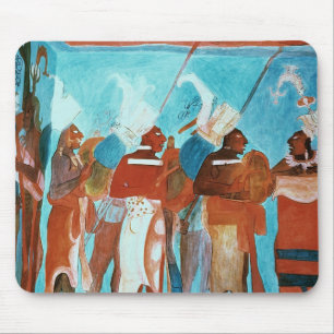A Scene from Life, depicting musicians playing dru Mouse Pad