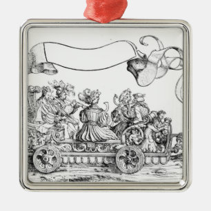 A Scene from Maximilian's Triumphal Procession Metal Ornament