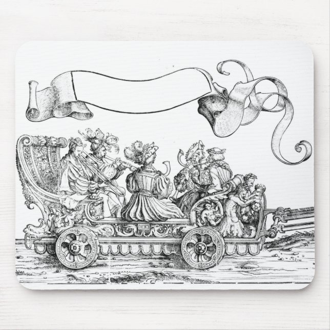 A Scene from Maximilian's Triumphal Procession Mouse Pad (Front)