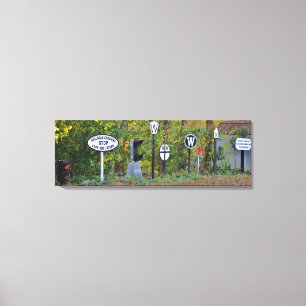 A Scene From The Past - Cast Iron Railroad Signs