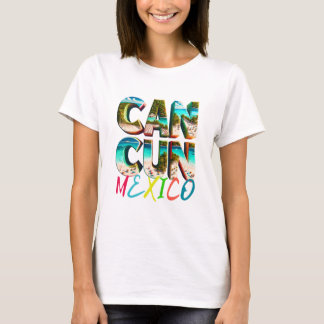 A scenic beach scene of Cancun shirt | Mexico