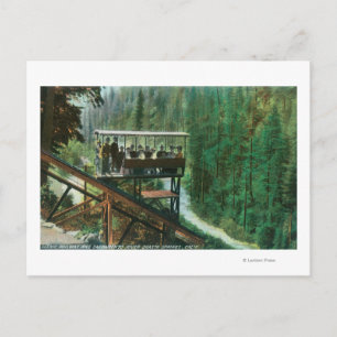 A Scenic Railway Along the Sacramento River Postcard