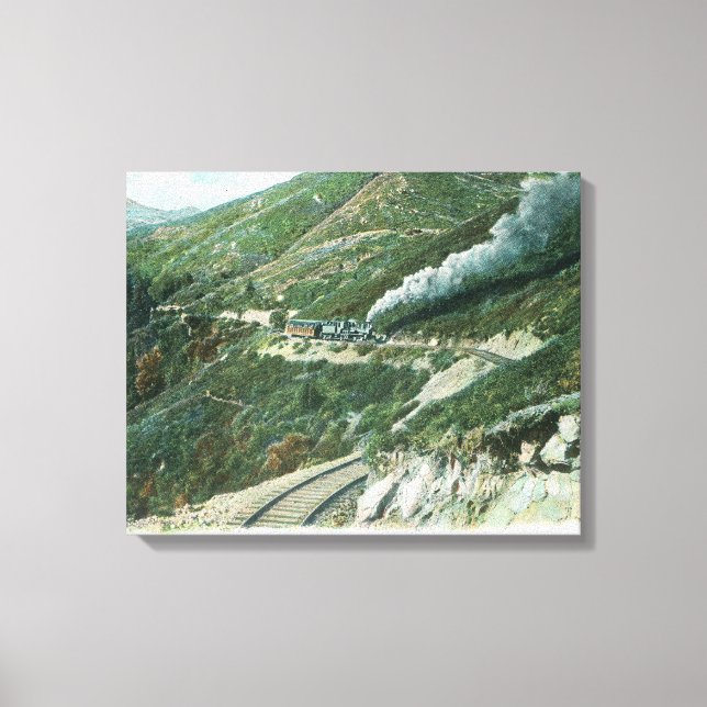 A Scenic Railway ViewMt. Tamalpais, CA Canvas Print (Front)