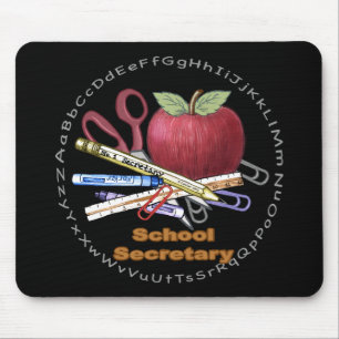 A School Secretary Mouse Pad