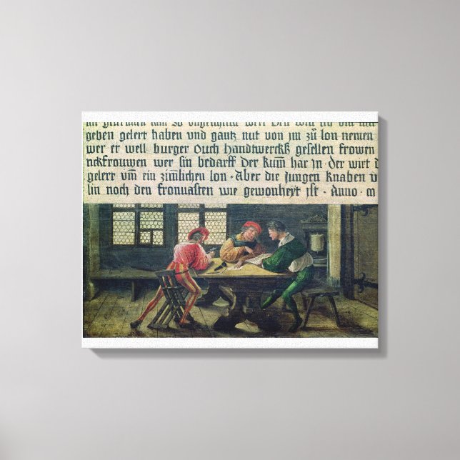 A School Teacher Canvas Print (Front)