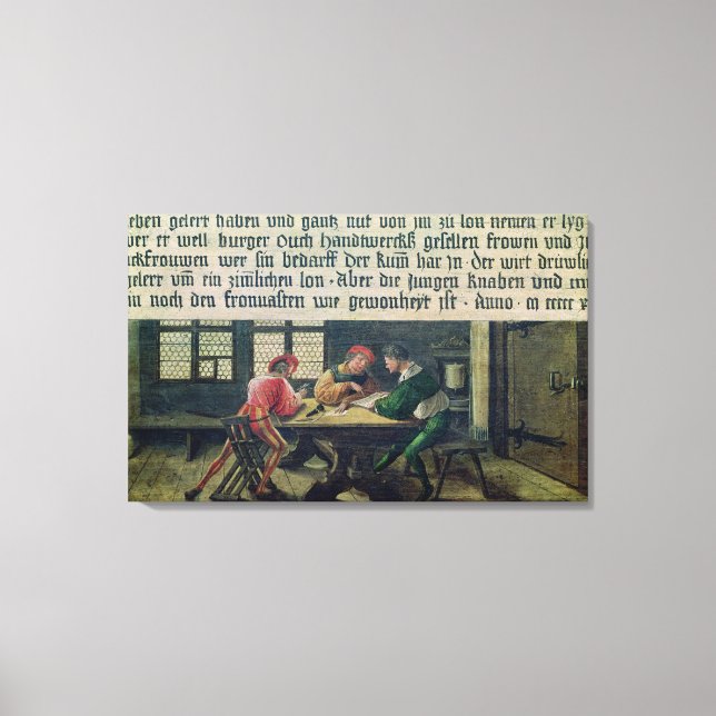 A School Teacher Canvas Print (Front)