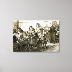 A Schoolroom Canvas Print