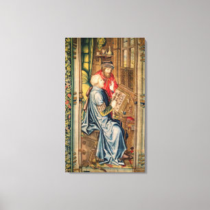 A Scribe Writing an Account Canvas Print