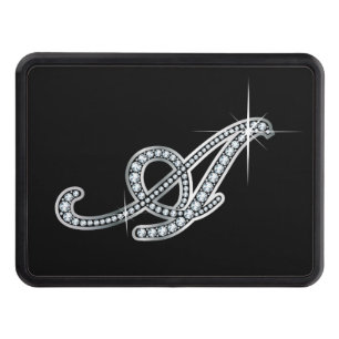 A Script Faux-"Diamond Bling" Trailer Hitch Cover