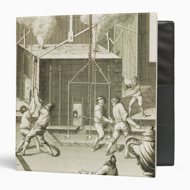 A sculptor's foundry, from the 'Encyclopedie des S Binder (Front/Inside)