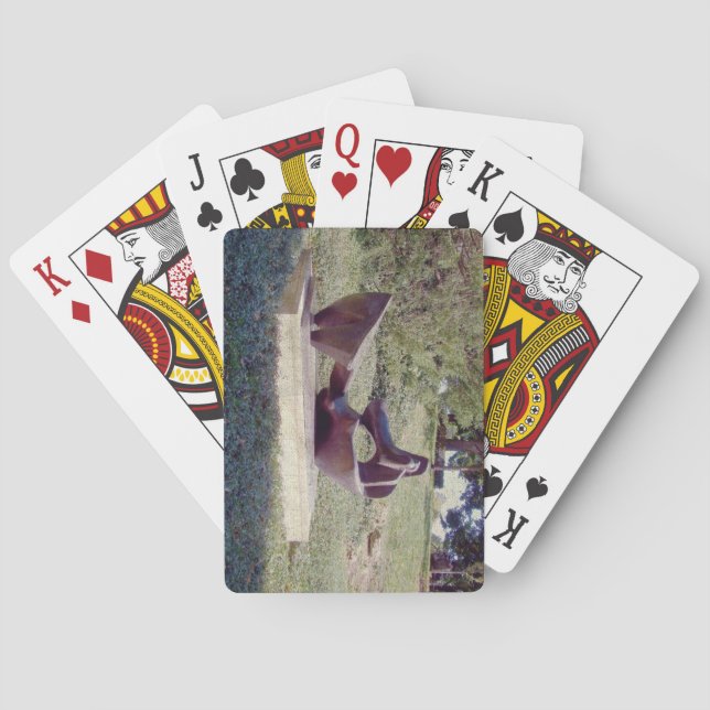 A Sculpture in Kansas City Playing Cards (Back)