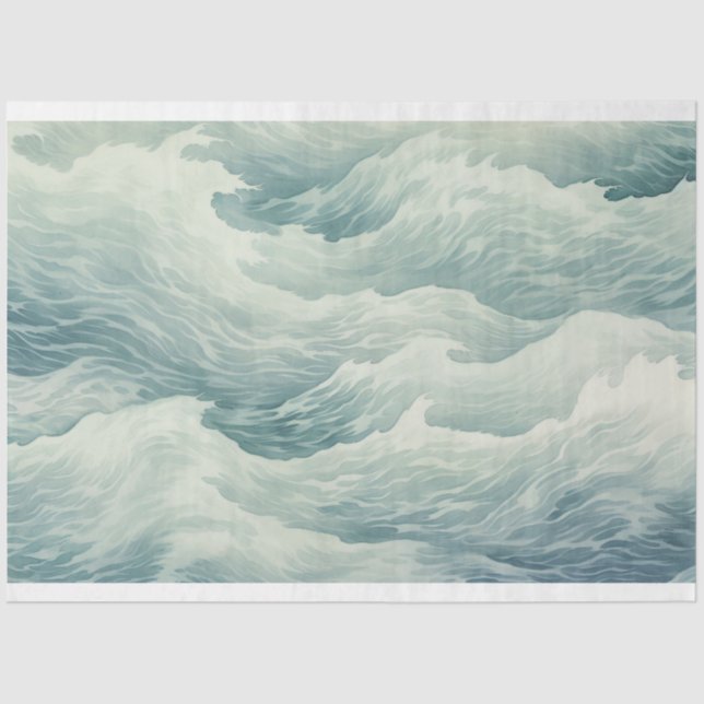A Sea Series Design 13 Tissue Paper (Front)