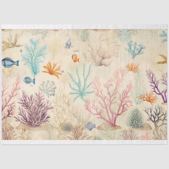 A Sea Series Design 6 Tissue Paper (Front)