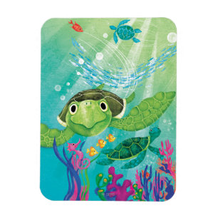 A Sea Turtle Rescue Magnet