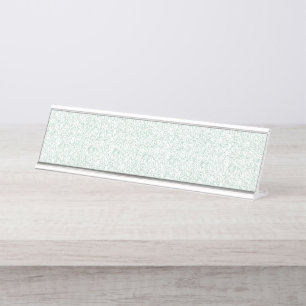 A seamless geometric pattern featuring interlockin desk name plate