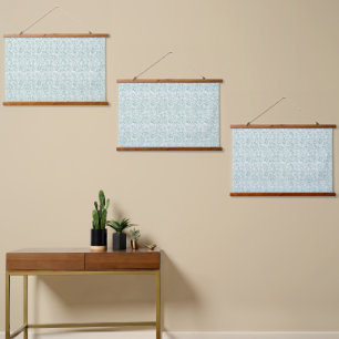 A seamless geometric pattern featuring interlockin hanging tapestry