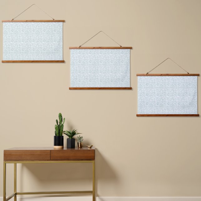A seamless geometric pattern featuring interlockin hanging tapestry (Asymmetrical)