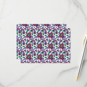 A seamless, symmetrical pattern featuring repeatin RSVP card