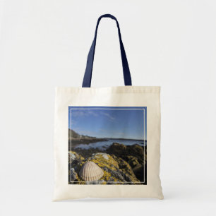 A Seashell Sits On A Rock Dumfries, Scotland Tote Bag