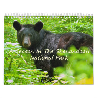 A Season In Shenandoah Nat. Park Raven Version Calendar