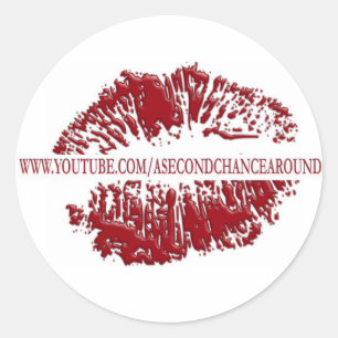 A SECOND CHANCE AROUND CLASSIC ROUND STICKER