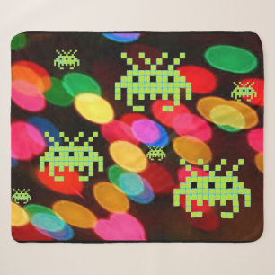 A Secret Invasion From the Pixelverse Sherpa Blanket