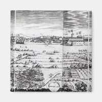 A Section of a Map of Milan, 1640