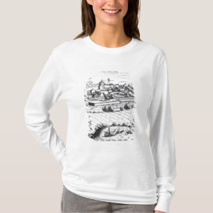 A Section of a Map of Milan, 1640 T-Shirt