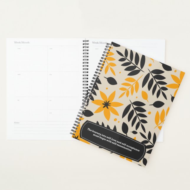 A Self Love Journal Colourful  Planner (Display)