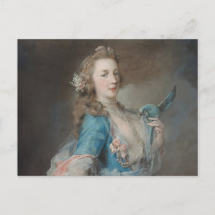 A Selfie with my Parrot Postcard