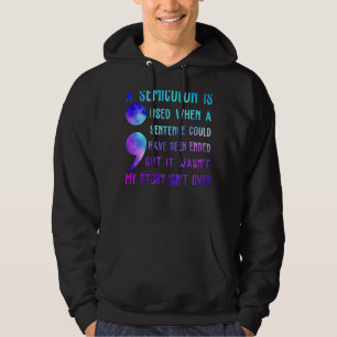 A Semicolon Is Used When A Sentence Could Have Bee Hoodie
