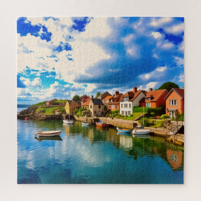  A serene waterfront Jigsaw Puzzle (Vertical)