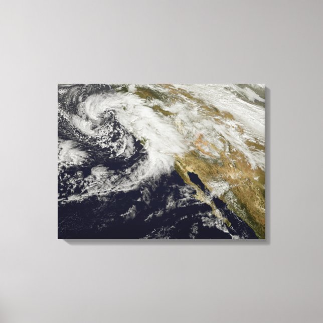 A series of strong storms with fierce winds 2 canvas print (Front)