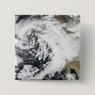 A series of strong storms with fierce winds 2 inch square button