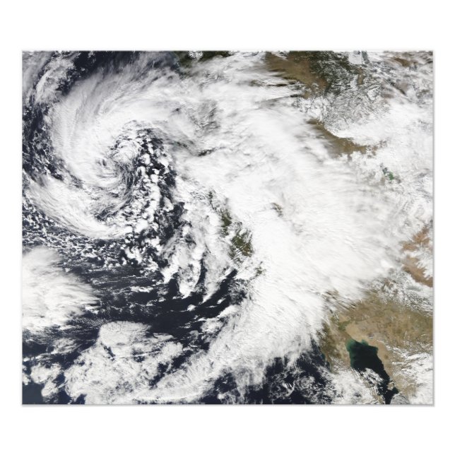 A series of strong storms with fierce winds 2 photo print (Front)