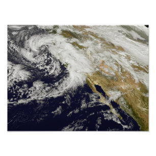 A series of strong storms with fierce winds photo print