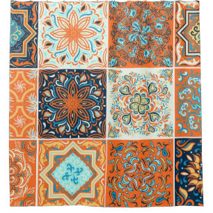 A set of ornaments,ceramic tiles. Abstract pattern