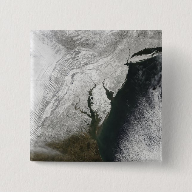 A severe winter storm 2 2 inch square button (Front)