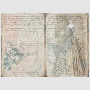 A Sewing Junk Journal Series Design #9 Tissue Paper