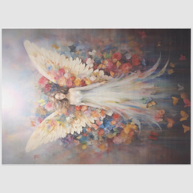 A shabby Angel  Tissue Paper (Front)