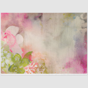 A Shabby Chic Floral Ephemera Design Series 11 Tissue Paper