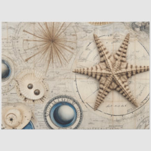 A Shabby Chic Nautical Series Design 14 Tissue Paper