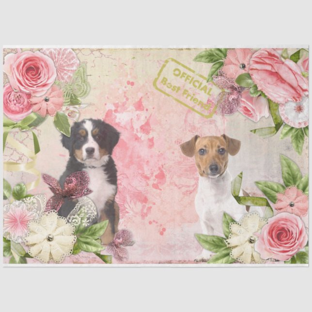 A Shabby Chic Series Design 15 Tissue Paper (Front)