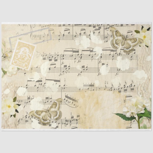 A Shabby Chic Series Design 2 Tissue Paper (Front)