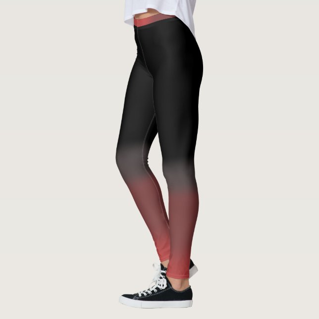 A shade of red leggings (Left)