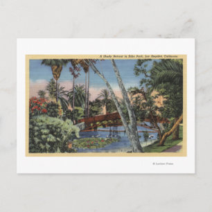 A Shady Retreat in Echo Park Postcard